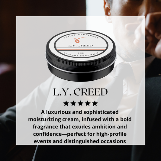 L.Y. Creed Men's Cologne Balm - Premium Fruity Chypre Success Fragrance