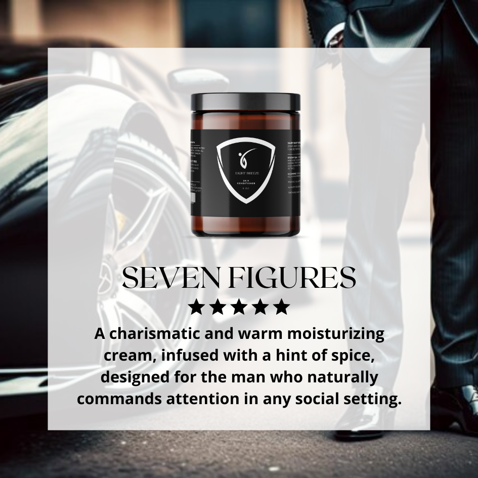 Seven Figures Men's Cologne Balm - Charismatic Woody Spicy Nightlife Fragrance