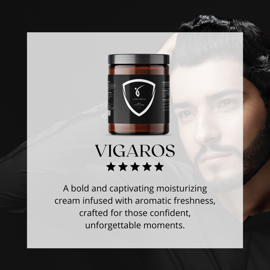 Vigaros Men's Cologne Balm - Bold Aromatic Evening Fragrance